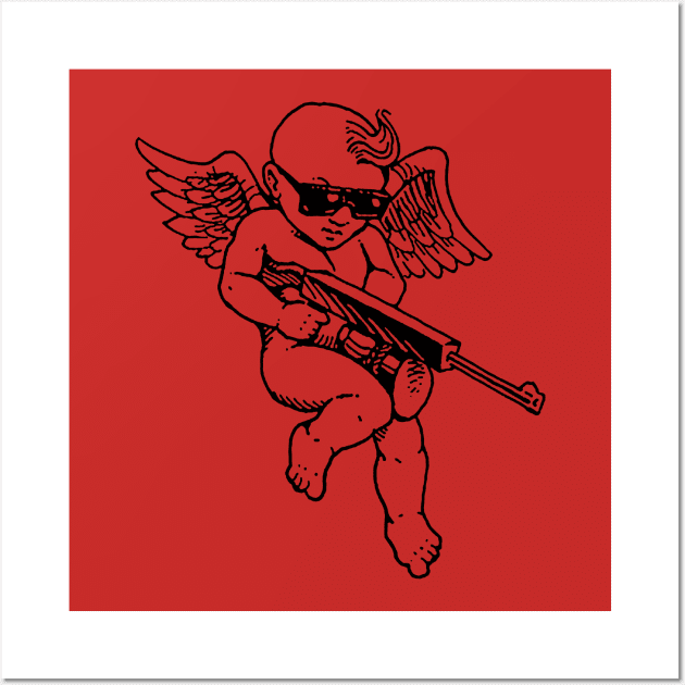 Bad Cupid Wall Art by MikesTeez